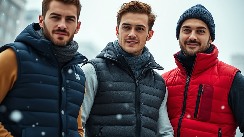 top men s heated vests