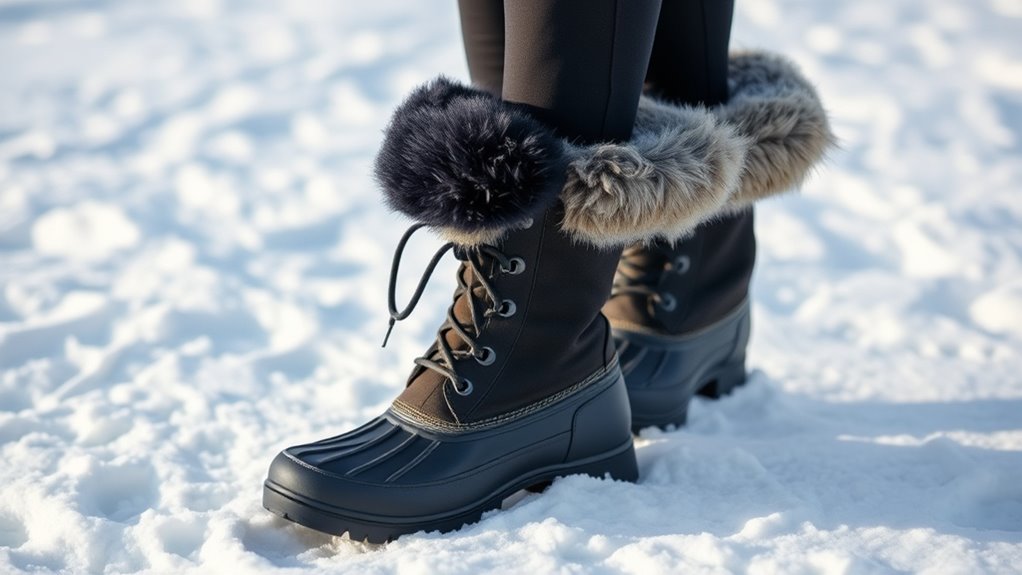 waterproof insulated traction stylish