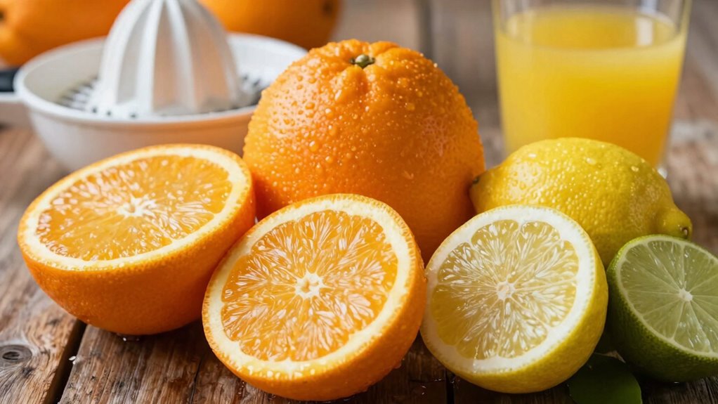 choosing fresh citrus fruits