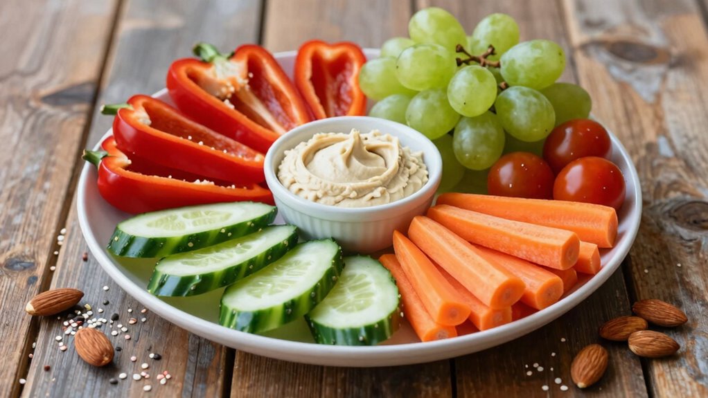 colorful nutritious snack combinations