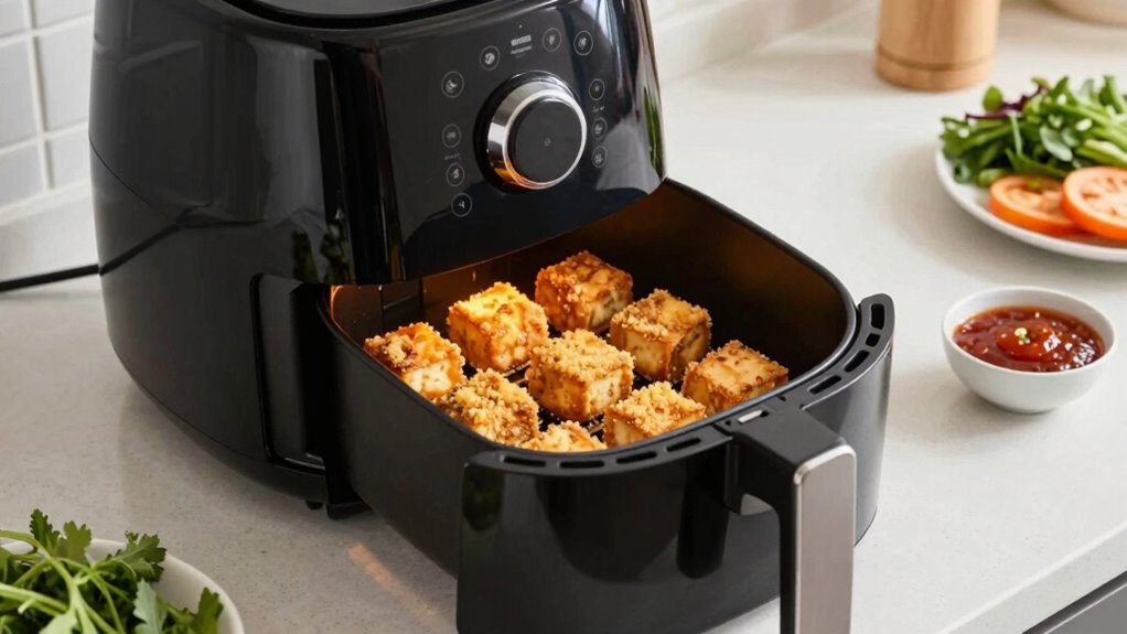 crispy healthy tofu snack