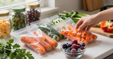 eat healthier with frozen produce