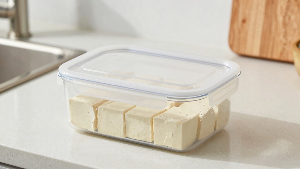 efficient airtight tofu storage