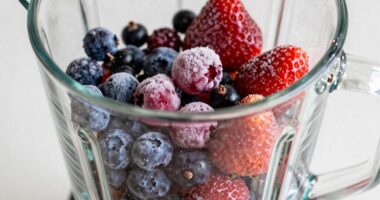enhance smoothies with frozen fruit
