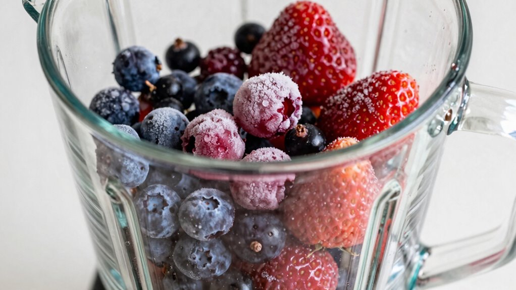 enhance smoothies with frozen fruit