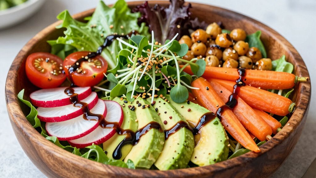 enhance vegan salad flavor