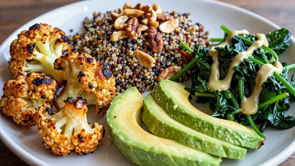 focus on texture variety