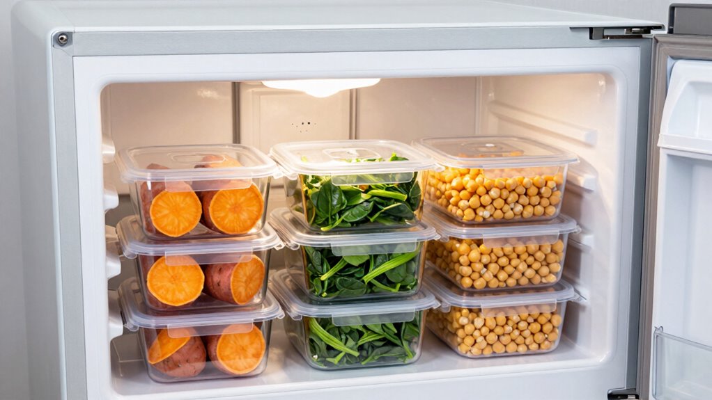 freezing vegan batch meals