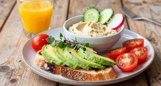 healthy plant based morning