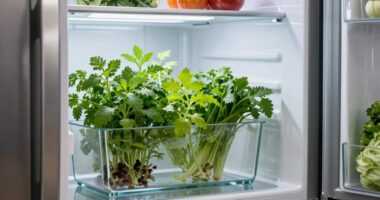 herb storage reduces waste