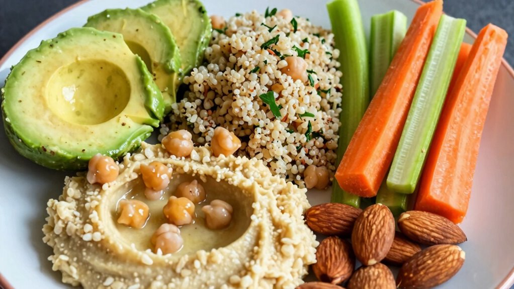 high fiber plant foods