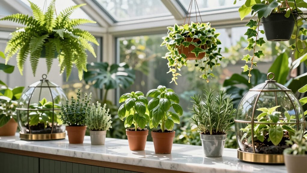 indoor gardens provide fresh herbs
