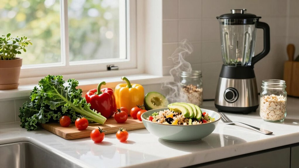 meal prep and healthy snacks