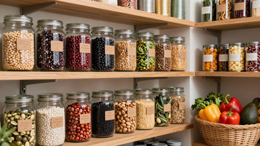 organized pantry for efficiency