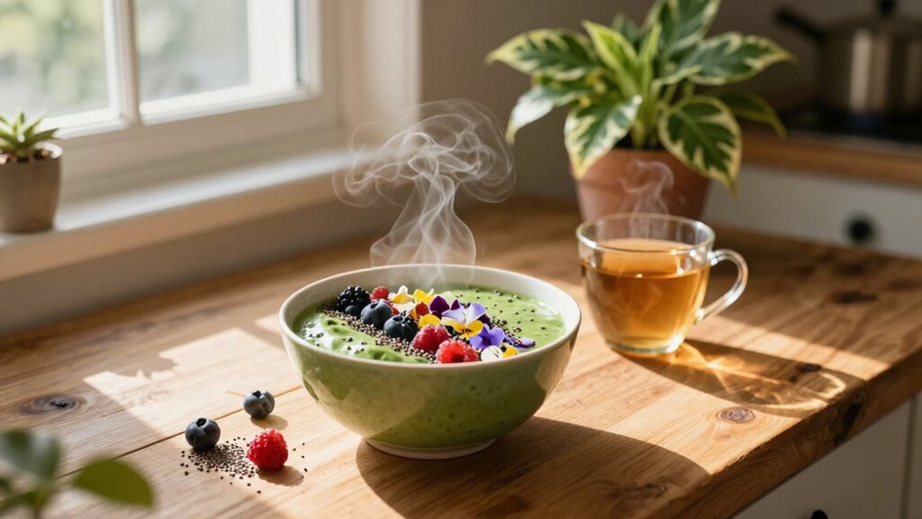 relaxed mornings embrace plants