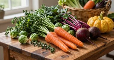 seasonal grounded vegan eating