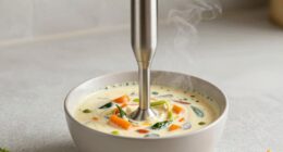 soup making with immersion blenders