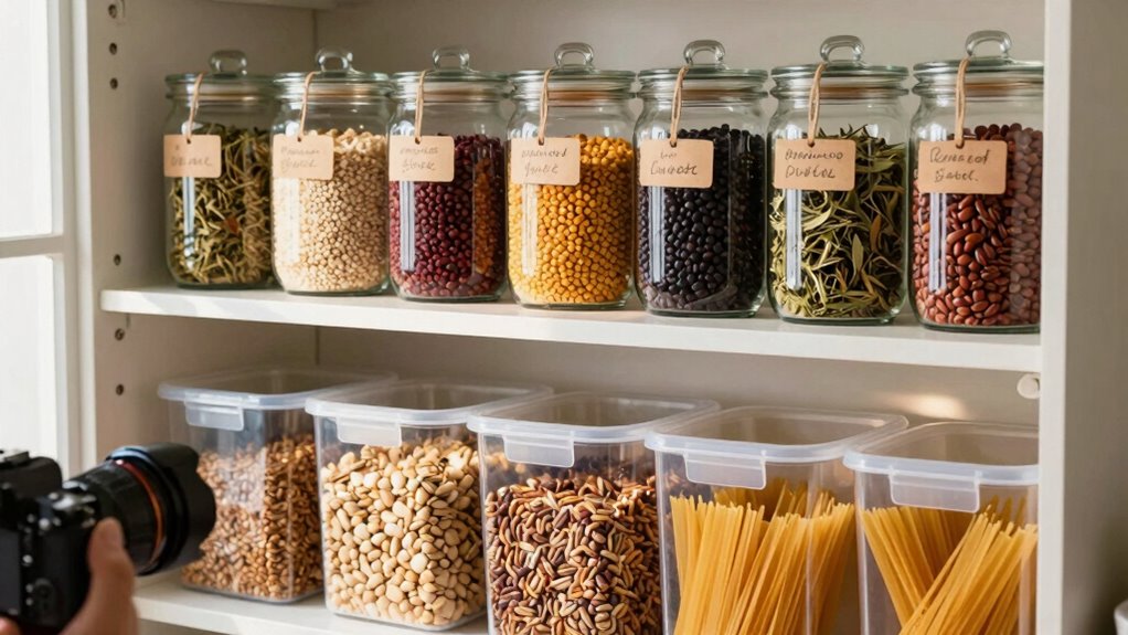 strategic bulk shopping and storage