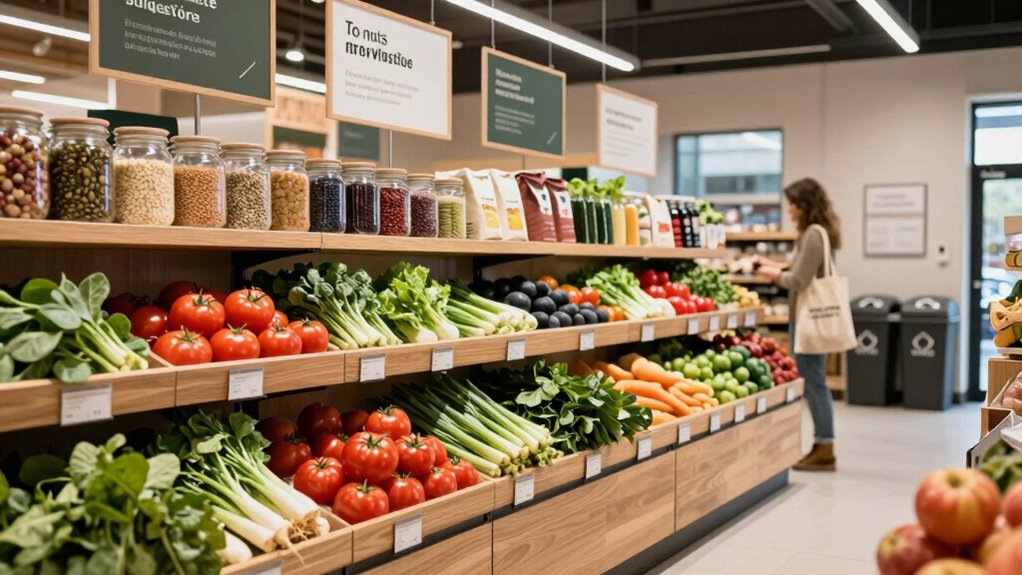 sustainable vegan grocery practices
