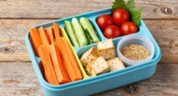 vegan bento boxes organized