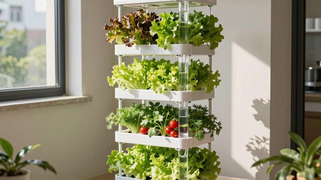 vertical sustainable urban hydroponics