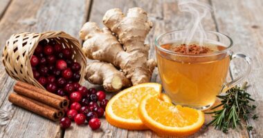 warm cozy plant based beverages