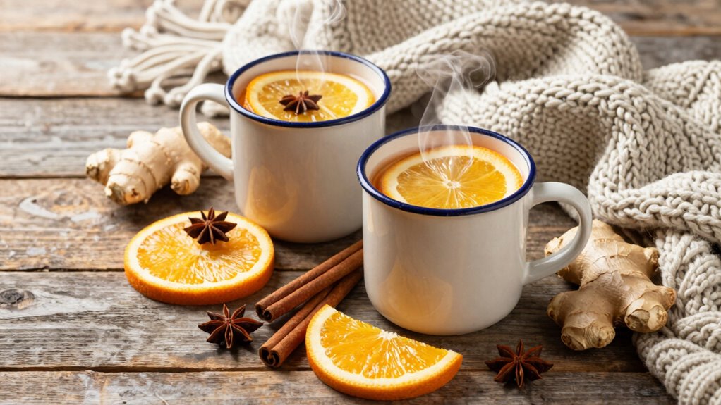 warm festive nourishing beverages