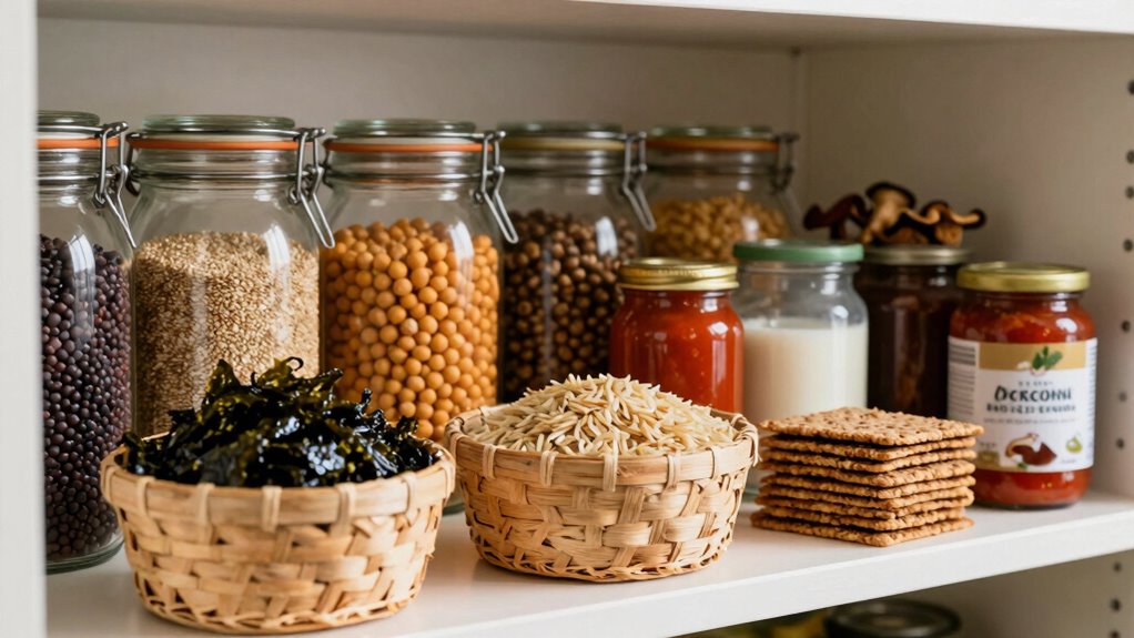 winter vegan pantry essentials