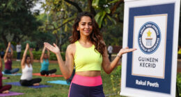 Rakul Preet Singh praises Akshar Yoga Kendraa for making 21 Guinness World Records on International Yoga Day