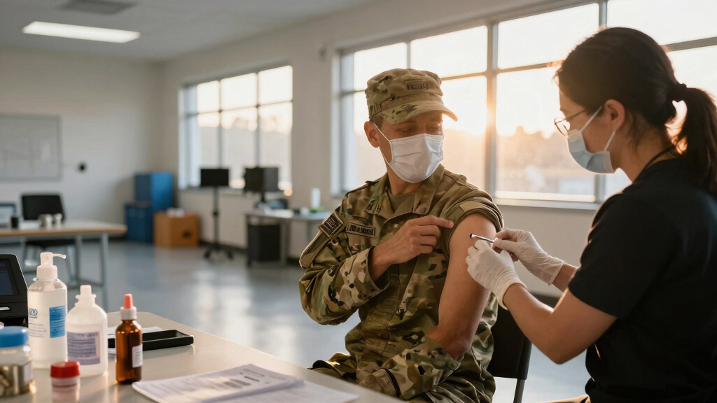 US military requires flu vaccine for some after outbreak in Texas training center