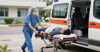 Mitch Mcconnell Ambulance Stretcher Video