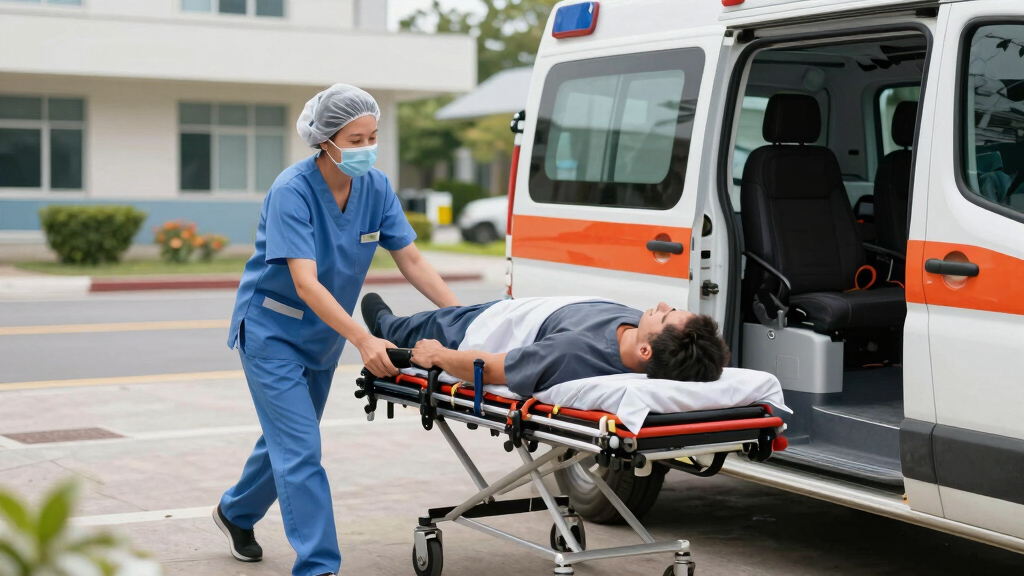 Mitch Mcconnell Ambulance Stretcher Video