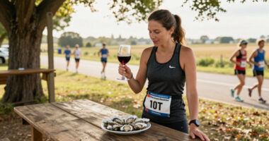 At This French Marathon, Runners Make Pit Stops For Wine And Oysters