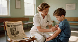 Polio Vaccine (Late 1950S, + Newspaper Headlines)