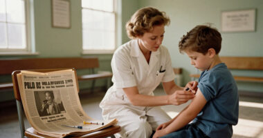 Polio Vaccine (Late 1950S, + Newspaper Headlines)